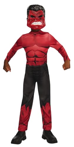 Rubies Offizielles Marvel Red Hulk klassisches Kinderkostüm, Superhelden-Kostüm, Größe 3–4 Jahre Rubies Offizielles Marvel Red Hulk klassisches Kinderkostüm, Superhelden-Kostüm, Größe 3–4 Jahre von Rubies