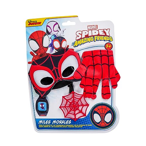 Rubie's Offizielles Marvel Spidey und seine erstaunlichen Freunde Miles Morales/Spinn Kleinkind Verkleidungszubehör-Set Halloween Halloween von Rubie's