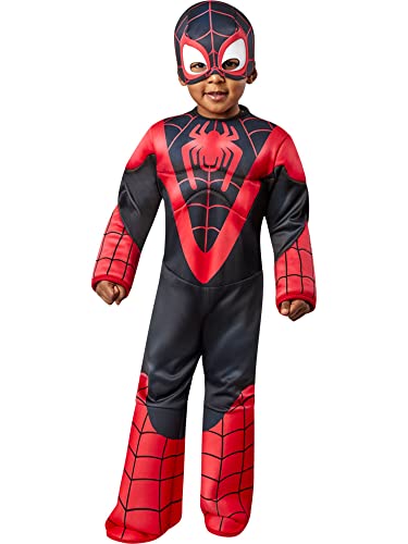 Rubie's Offizielles Luxuskostüm Spinn, Marvels Spider-Man und seine außergewöhnlichen Freunde, für Kleinkinder, Kinderverkleidung, 3-4 Jahre von Rubie's