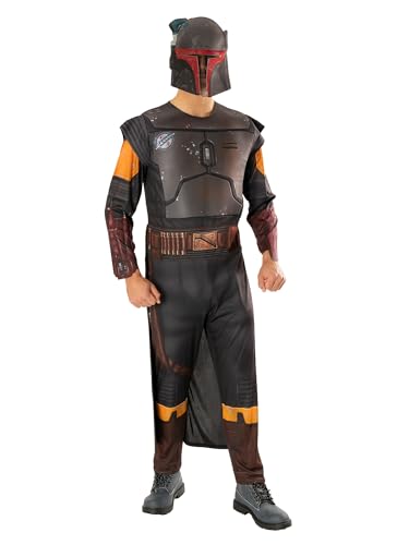 Rubies Offizielles Star Wars Book of Boba Fett – Boba Fett Kostüm, Erwachsenenkostüm, Größe XL, Halloween, Halloween Rubies Offizielles Star Wars Book of Boba Fett – Boba Fett Kostüm, Erwachsenenkostüm, Größe XL, Halloween, Halloween von Rubie's