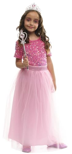 Rubies Prinzessin Freundin Kostüm Mädchen Kleid Tiara Zauberstab Offizielles Rubies Kostüm für Karneval Halloween Party Weihnachten Rubies Prinzessin Freundin Kostüm Mädchen Kleid Tiara Zauberstab Offizielles Rubies Kostüm für Karneval Halloween Party Weihnachten von Rubie's