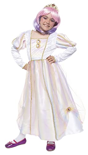 Rubies Prinzessin Rainbow Kostüm für Mädchen, buntes Prinzessinenkleid mit Tiara, Original, ideal für Halloween, Weihnachten, Karneval und Geburtstag. von Rubie's