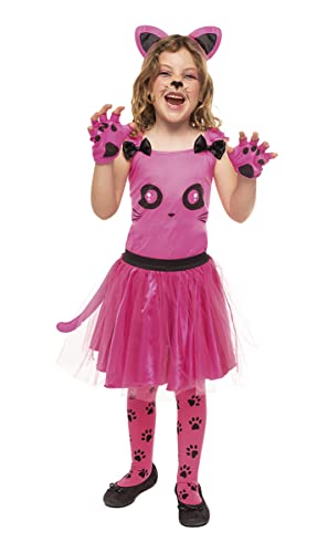 Rubies Rosa Tutu Kätzchen für Mädchen, Top, Stirnband, Handschuhe, Tutu, Strümpfe, Offiziell, Karneval, Weihnachten, Geburtstag, Party und Halloween. Rubies Rosa Tutu Kätzchen für Mädchen, Top, Stirnband, Handschuhe, Tutu, Strümpfe, Offiziell, Karneval, Weihnachten, Geburtstag, Party und Halloween. von Rubie's