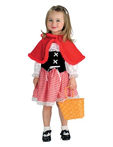 Rubies Rotkäppchen-Kostüm für Mädchen und Jungen, Kleid mit Umhang und roter Kapuze, offizieller Karneval, Halloween, Weihnachten, Partys und Geburtstage Rubies Rotkäppchen-Kostüm für Mädchen und Jungen, Kleid mit Umhang und roter Kapuze, offizieller Karneval, Halloween, Weihnachten, Partys und Geburtstage von Rubies