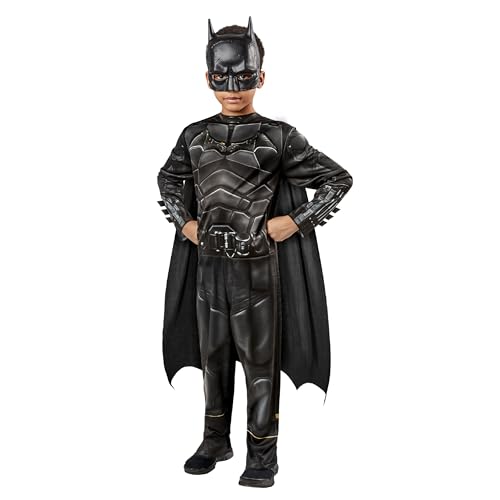 Rubie‘s Offizielles DC The Batman klassisches Kinder-Kostüm, Superhelden-Kostüm für Kinder, Größe L von Rubie's