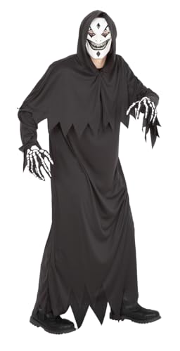 Rubies Tödliches Clown-Kostüm für Erwachsene, Herren und Damen, Tunika mit Kapuze, Handschuhe und Maske, offizielles Lizenzprodukt für Halloween, Halloween-Kostüm für Herren Rubies Tödliches Clown-Kostüm für Erwachsene, Herren und Damen, Tunika mit Kapuze, Handschuhe und Maske, offizielles Lizenzprodukt für Halloween, Halloween-Kostüm für Herren von Rubie's