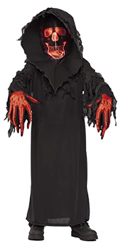 Rubies Verstecktes Monster Kostüm für Jungen und Mädchen, Tunika mit Kapuze, Maske und Handschuhen, Original Halloween, Karneval und Geburtstag, S8727-L von Rubies