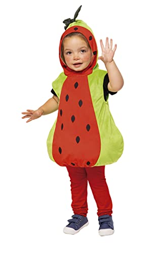 Rubie's Wassermelonenkostüm für Jungen und Mädchen, Größe 1-2 Jahre, Affe, Wassermelone in Rot und Grün, grüne Strümpfe und Mütze, Original für Halloween, Weihnachten, Karneval und Geburtstag Rubie's Wassermelonenkostüm für Jungen und Mädchen, Größe 1-2 Jahre, Affe, Wassermelone in Rot und Grün, grüne Strümpfe und Mütze, Original für Halloween, Weihnachten, Karneval und Geburtstag von Rubie's