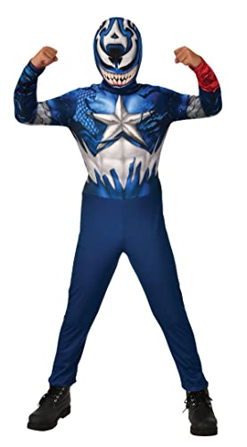 Rubies – offizielles Avengers – Kostüm Captain America venomisiert 5 – 8 Jahre von Rubies Costume Co