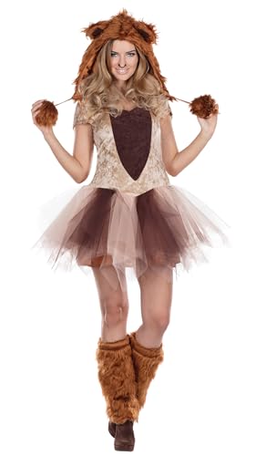 PartyXPeople Löwen Kostüm 3-teilig Minikleid | Damen Tierkostüm Raubkatze | Verkleidung Safari Zootier|Karneval und Fasching| braun 13242-36 PartyXPeople Löwen Kostüm 3-teilig Minikleid | Damen Tierkostüm Raubkatze | Verkleidung Safari Zootier|Karneval und Fasching| braun 13242-36 von PartyXPeople