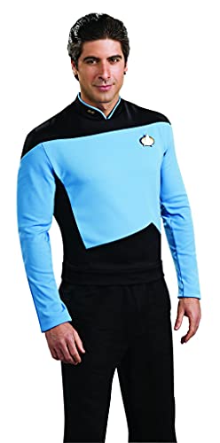 Rubies Star Trek The Next Generation Deluxe Science Officer Erwachsenenkostüm Shirt, Schwarz/Blau, L Rubies Star Trek The Next Generation Deluxe Science Officer Erwachsenenkostüm Shirt, Schwarz/Blau, L von Rubie's