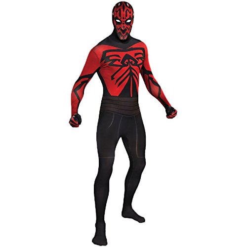 Star Wars 2nd Skin Ganzkörper Stretch Overall Darth Maul Gr.XL von Rubie's