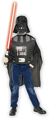 Star Wars Darth Vader Kinder Kostümset, 3-teilig mit Lichtschwert, für Karneval von Rubie's
