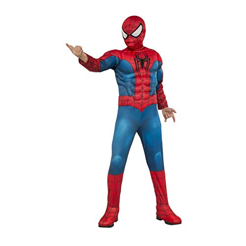 Ultimate Spider-Man Muskel-Kostüm für Jungen, Größe L 38-40 von Rubie's