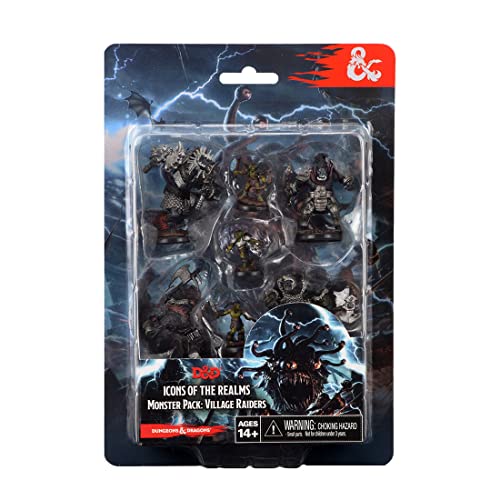 WizKids D&D Icons of The Realms: Monster Pack: Village Raiders | DnD Miniaturen Halloween WizKids D&D Icons of The Realms: Monster Pack: Village Raiders | DnD Miniaturen Halloween von Rubie's
