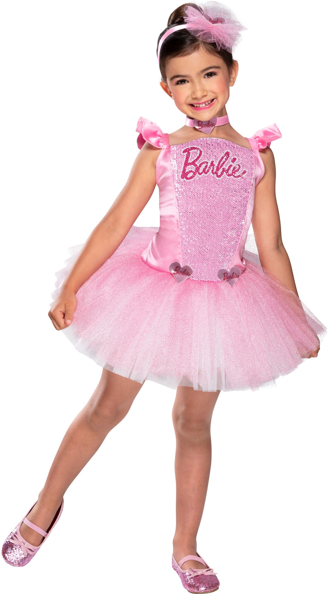 Barbie Princess Kostüm mit Haarband, 3-4 Jahre von Rubies