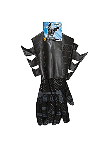 Rubie's 30738 Offizielles Batman Handschuhe für Erwachsenen-Kostüm, Einheitsgröße, Schwarz von Rubie's