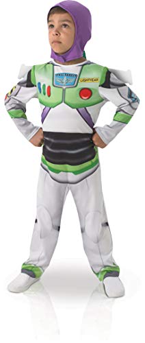 Disney Jungen Toy Story Buzz Lightyear Büchertag Woche Fach Astronaut Halloween Kostüm Kleid Outfit Alter 1-8 Jahre - Weiß, 5-6 Years von Fancy Me