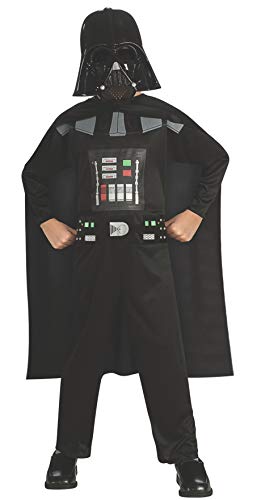 Rubie's 882009S Kostüm, offiziell, Star Wars, klassisches Darth-Vader-Motiv,Schwarz,S von Rubies Costume Co