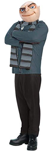 Despicable Me Gru Kostüm für Erwachsene, Einheitsgröße, schwarz Despicable Me Gru Kostüm für Erwachsene, Einheitsgröße, schwarz von Rubies