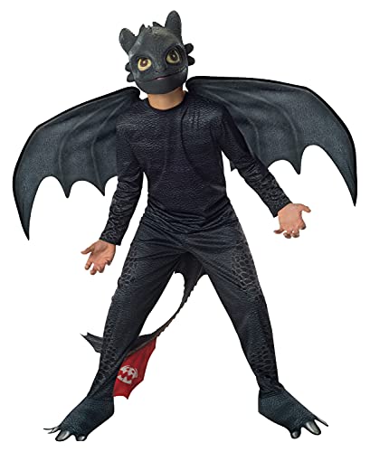 Rubie's 610103 Rubies How to Train Your Dragon Kostüm, schwarz, M Halloween von Rubie's
