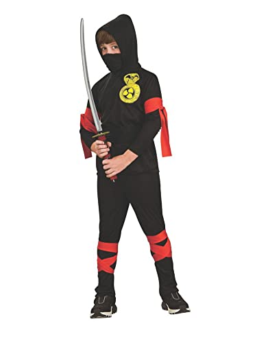 Rubie's 2881900L Ninja Kostüm für Kinder, 6 teilig, L von Rubie's