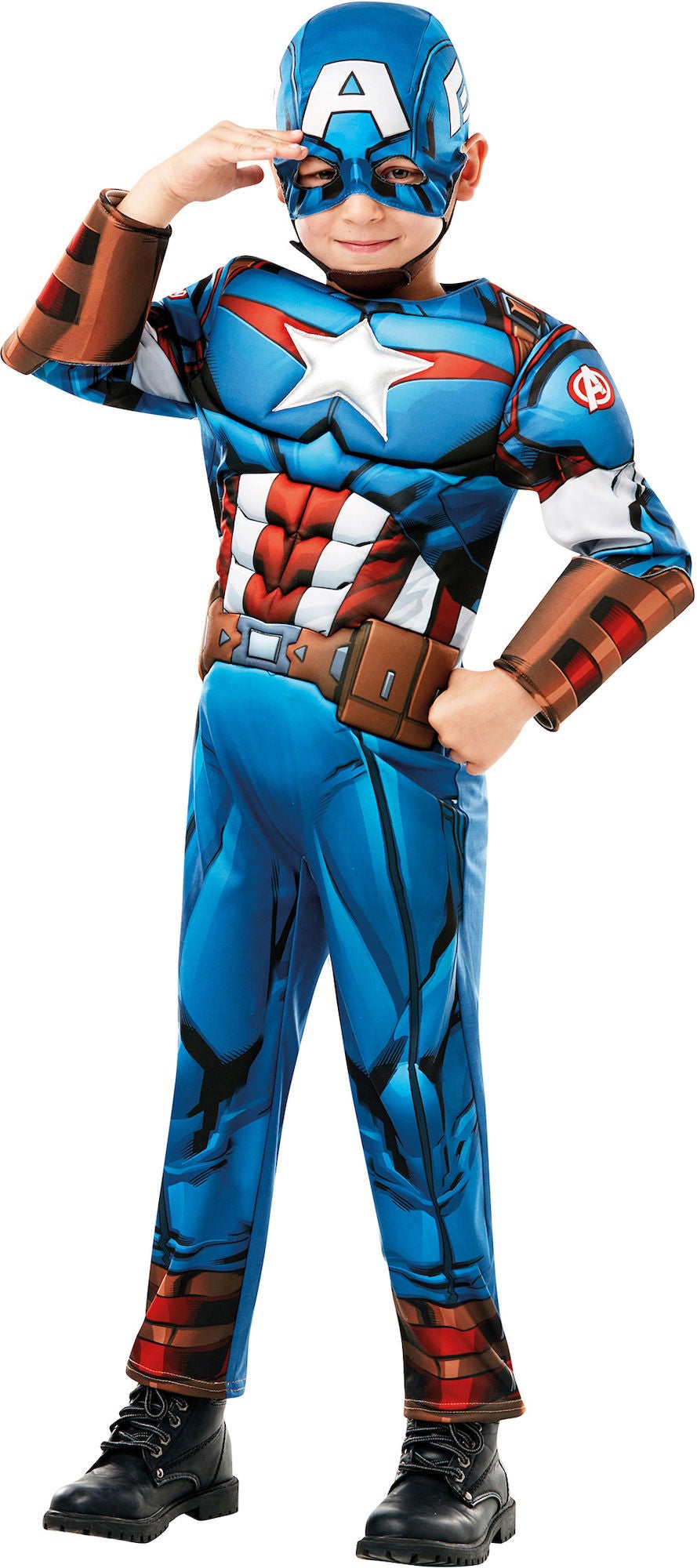 Marvel Avengers Deluxe Kostüm Captain America 7–8 Jahre Marvel Avengers Deluxe Kostüm Captain America 7–8 Jahre von Rubies
