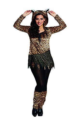 Leopard Damen Kostüm Raubkatze Katzenkostüm Karneval Fasching Gr.42 von Rubie's