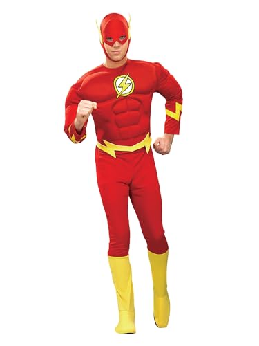 Rubie's 3 888079 XL - Flash Deluxe Muscle Chest Kostüm für Erwachsenen, Größe XL von Rubies