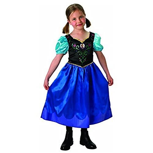 Rubie's 3 889543 M - Anna Classic, Frozen Kostüm, Größe M, dunkelblau von Rubies