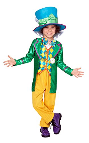 Rubie's Offizielles Disney-Kostüm Verrückter Hutmacher, Jungen, Alice im Wunderland, Größe S von Rubie´s