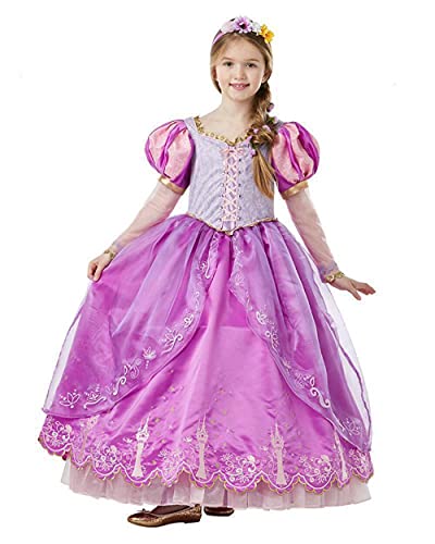 Rubie's Generique - Rapunzel-Mädchenkostüm Disney-Verkleidung rosa-violett 116/128 (7-8 Jahre) von Rubies