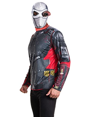 Rubie's offizielles Heren DC Suicide Squad Deadshot Kostüm Kit, Standard, Brustumfang 44", Taille 30 - 34", Innenraum 33" Halloween Rubie's offizielles Heren DC Suicide Squad Deadshot Kostüm Kit, Standard, Brustumfang 44", Taille 30 - 34", Innenraum 33" Halloween von Rubie's