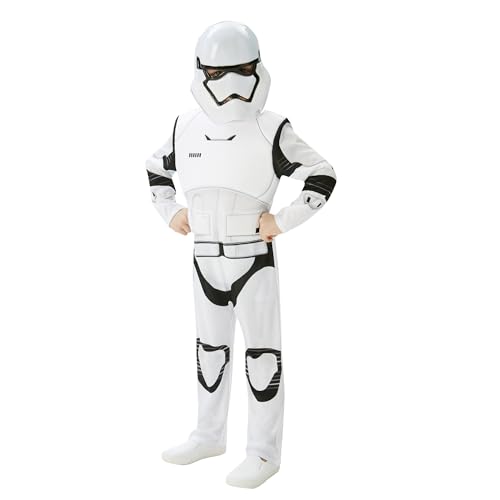 Rubie's 3620268 - EP7 Stormtrooper deluxe child, M, weiß/schwarz von Rubie's