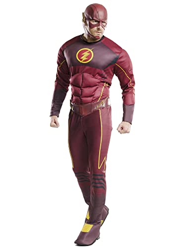 Rubie's 3810394 - The Flash Deluxe - Adult, Action Dress Ups und Zubehör, One Size von Rubie's