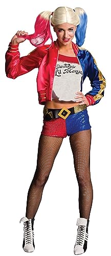 Rubie's 820118-M Offizielles - Harley Quinn Damen-Kostüm - Suicide Squad, Erwachsene, M (10-14), Schwarz von Rubie's