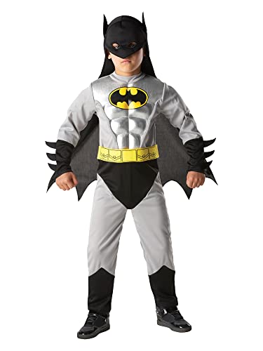 Rubie's 3881823 - Batman Metallic Deluxe Child, M Halloween von Rubie's
