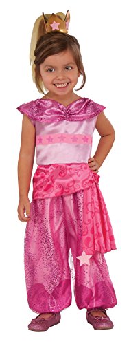 Rubies 510301XS Shimmer and Shine Leah Genie Kinderkostüm, Rose, X-S (2-3 Years) von Rubies