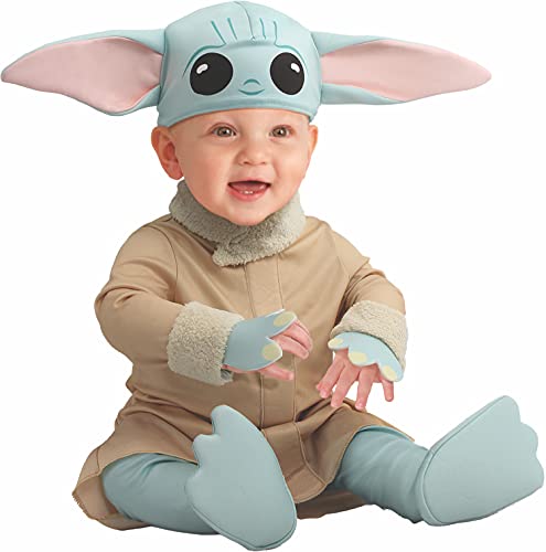 Rubies 702886 Grogu Kleinkinder Kostüm, Mandalorian Baby Yoda Gr. Newborn -Toddler (Toddler) von Rubies