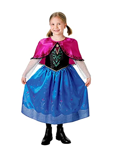 Rubie's Die Eiskönigin Anna Kinderkostüm - Größe: 122-128 - Hochwertige Frozen Verkleidung Karneval, Halloween Rubie's Die Eiskönigin Anna Kinderkostüm - Größe: 122-128 - Hochwertige Frozen Verkleidung Karneval, Halloween von Rubie's