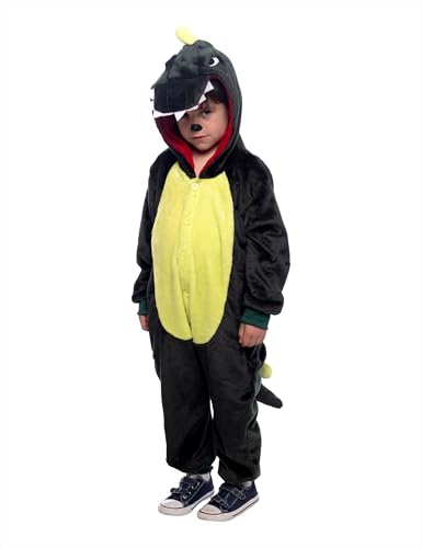 Rubies Dinosaurier Kostüm für Jungen und Mädchen, Jumpsuit mit Kapuze und Schwanz, offizieller Karneval, Halloween, Party und Geburtstag Rubies Dinosaurier Kostüm für Jungen und Mädchen, Jumpsuit mit Kapuze und Schwanz, offizieller Karneval, Halloween, Party und Geburtstag von Rubie's