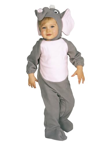 Rubies Elefantenkostüm für Jungen und Mädchen, Jumpsuit mit Kapuze, offizieller Karneval, Halloween, Partys und Geburtstage Rubies Elefantenkostüm für Jungen und Mädchen, Jumpsuit mit Kapuze, offizieller Karneval, Halloween, Partys und Geburtstage von Rubies