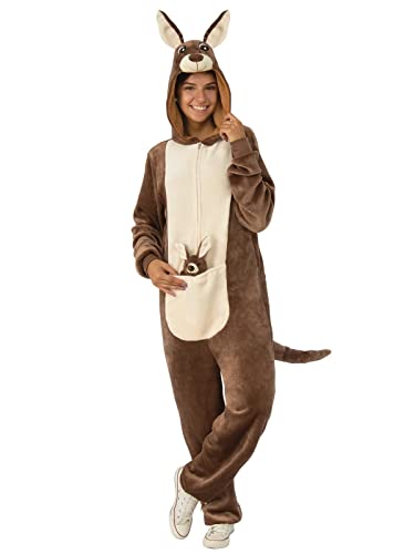 Rubies Erwachsene Comfy Wear Einteiler Kapuzen Kostüm Overall Känguru, Känguru, Large/X-large Rubies Erwachsene Comfy Wear Einteiler Kapuzen Kostüm Overall Känguru, Känguru, Large/X-large von Rubies
