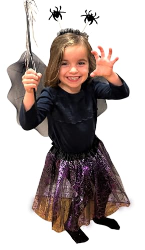 Rubies Halloween-Tutu-Set + 2 Fledermaus-Accessoires – Einheitsgröße 4-7 Jahre Rubies Halloween-Tutu-Set + 2 Fledermaus-Accessoires – Einheitsgröße 4-7 Jahre von Rubies