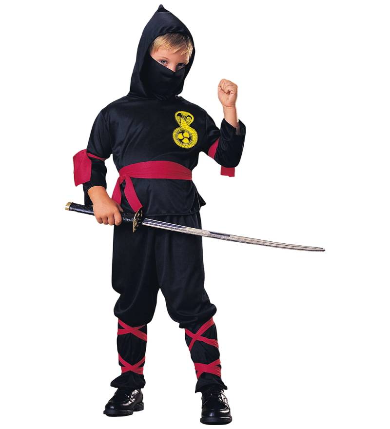 Rubies Kostüm - Black Ninja - Rubies - 3-4 Jahre (98-104) - Kostüme von Rubies