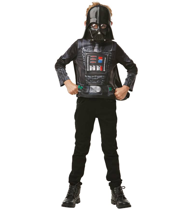 Rubies Kostüm - Darth Vader Top/Möglich - Rubies - 5-8 Jahre (110-128) - Kostüme von Rubies
