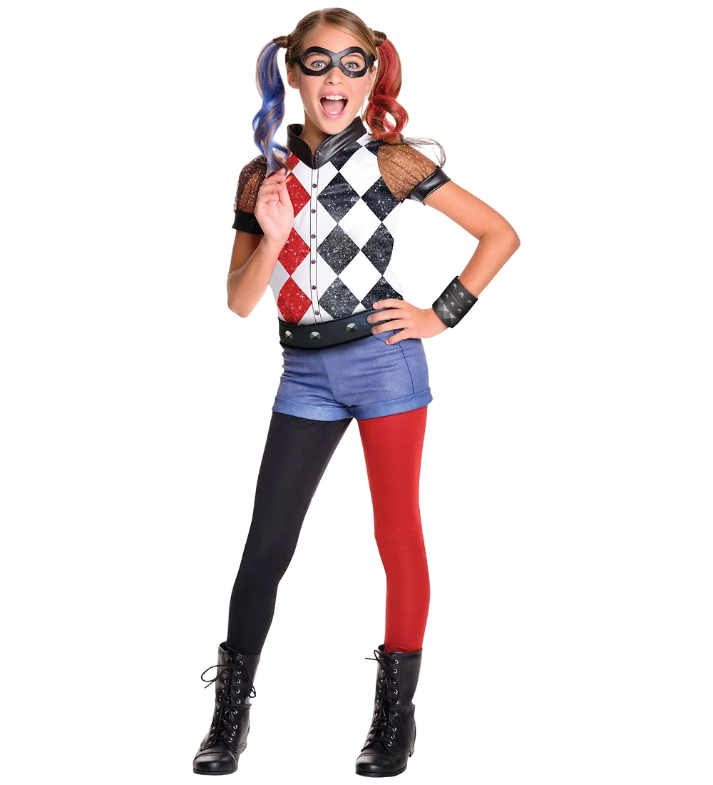 Rubies Kostüm - Deluxe Harley Quinn - Rubies - 8-10 Jahre (128-140) - Kostüme von Rubies
