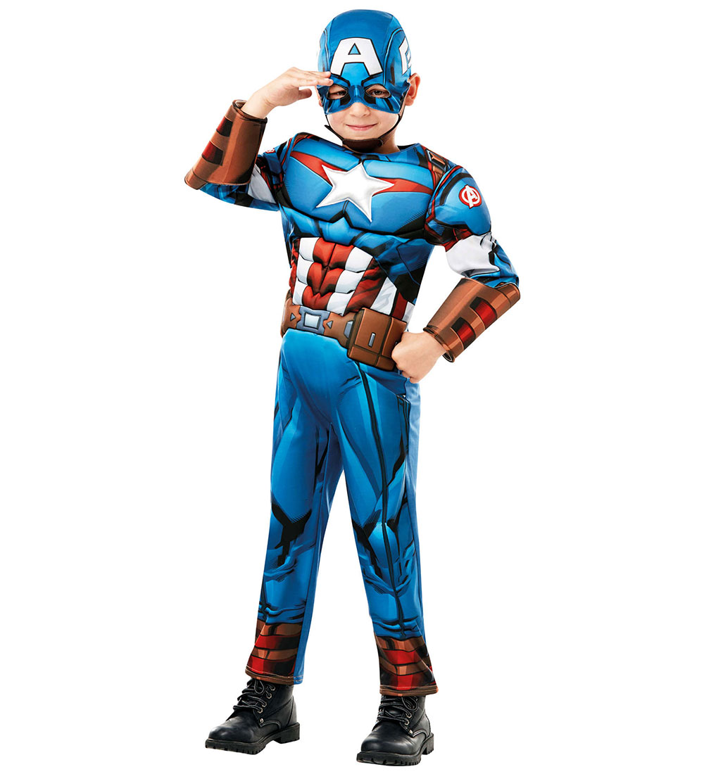 Rubies Kostüm - Marvel Captain America - Rubies - 3-4 Jahre (98-104) - Kostüme von Rubies
