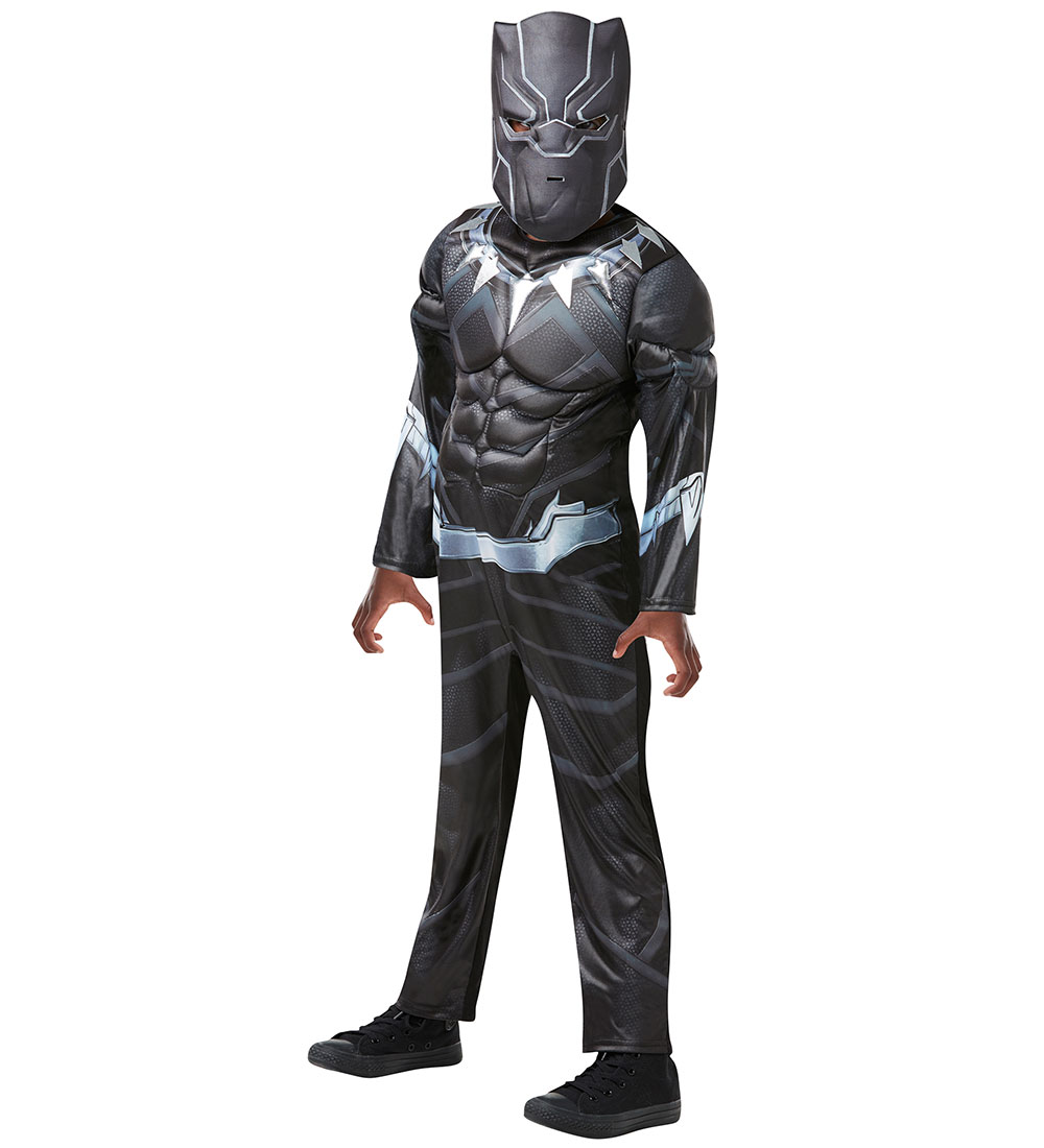 Rubies Kostüm - Marvel's Black Panther Deluxe - Rubies - 3-4 Jahre (98-104) - Kostüme von Rubies