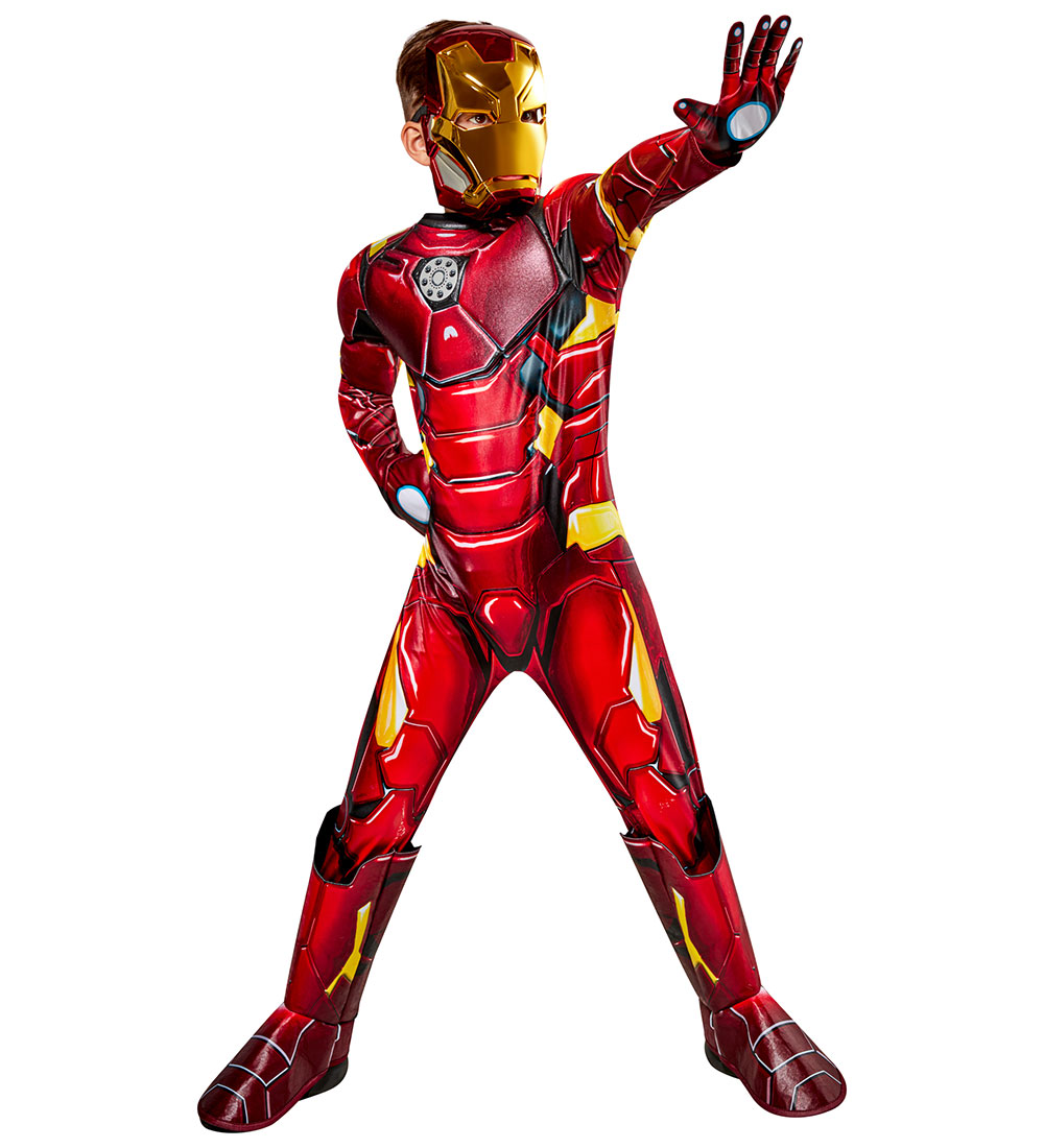 Rubies Kostüm - Marvel's Iron Man Premium - Rubies - 7-8 Jahre (122-128) - Kostüme von Rubies